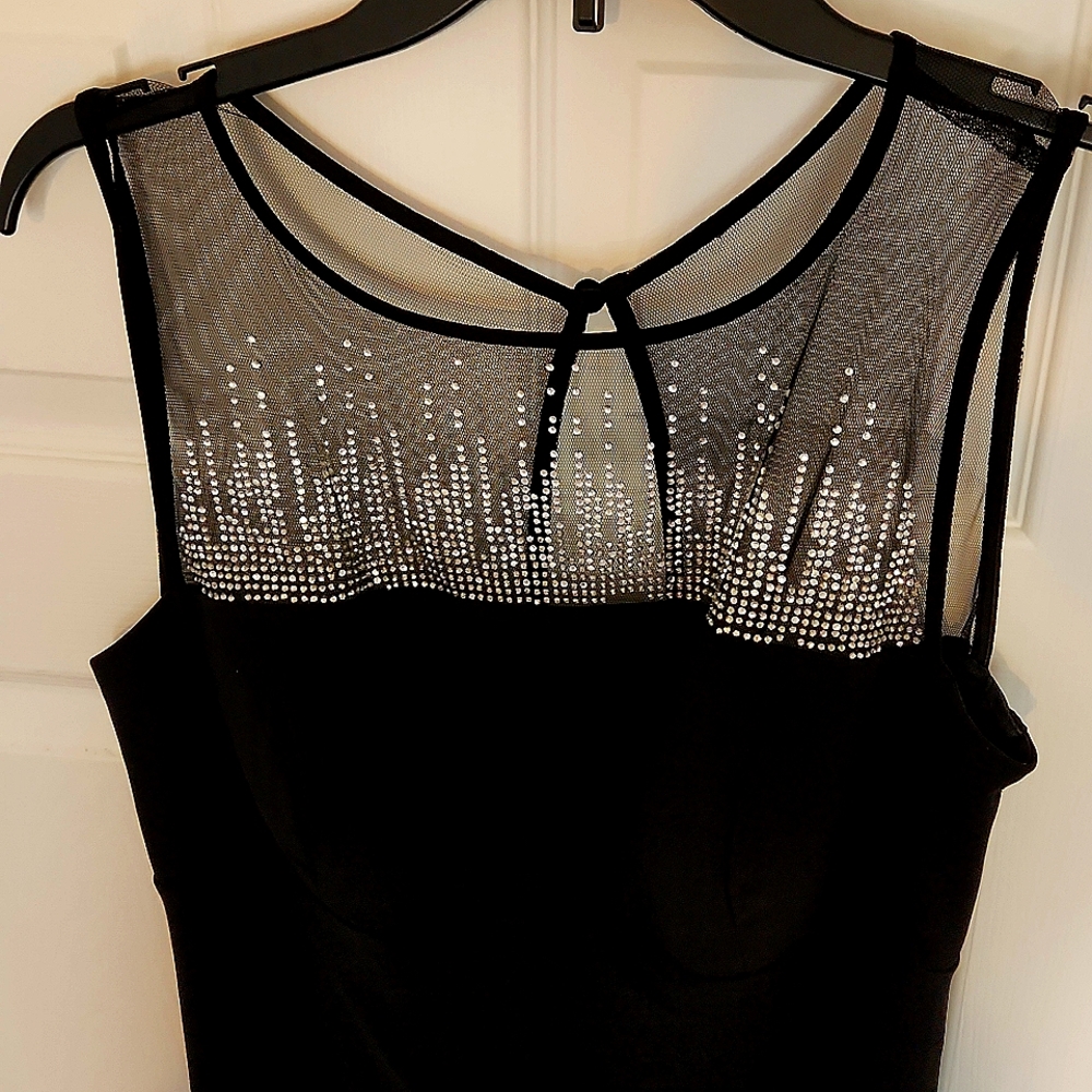 Black evening gown